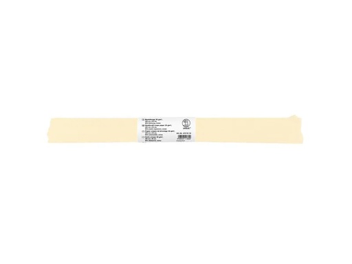 [90080862 1107434] URSUS Krepppapier 50 cm x 2.5 m, 32 g/m², Creme