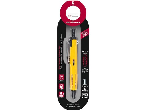 [90008067 1103351] Tombow Kugelschreiber mit Drucktechnik, Gelb