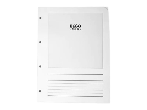 [90080990 868545] ELCO Zeigetasche Ordo Vista A4 Weiss, 100 Stück