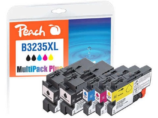 [90081102 1142453] Peach Tinte Brother LC-3235XL 2x BK, C, M, Y