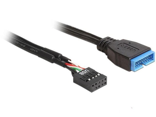 [90081118 393539] Delock USB3.0 Pinheaderkabel 60 cm intern