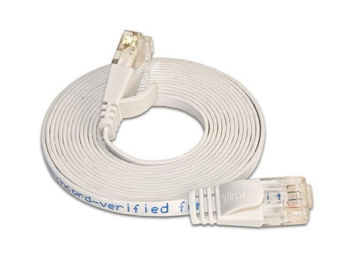 [90081248 314708] SLIM Slimpatchkabel RJ-45 - RJ-45, Cat 6, UTP, 15 m, Weiss