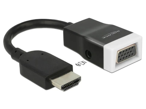 [90081253 557607] Delock Adapterkabel HDMI - VGA Schwarz