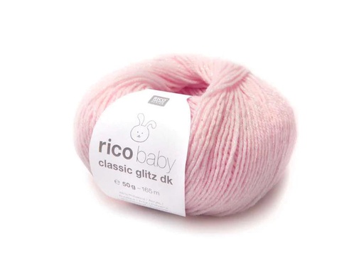 [90081285 945212] Rico Design Wolle Baby Classic Glitz dk 50 g Rosa