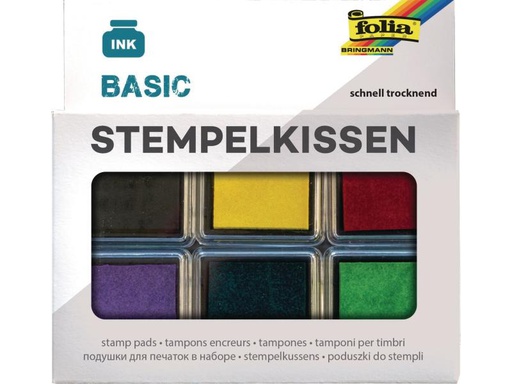 [90081470 1043905] Folia Stempelkissen Basic Mehrfarbig
