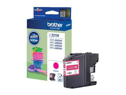 [90081568 369570] Brother Tinte LC-221M Magenta