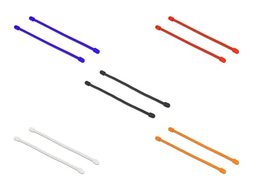 [90081645 1018376] Delock Kabelbinder 250 mm x 4 mm Mehrfarbig, 10 Stück