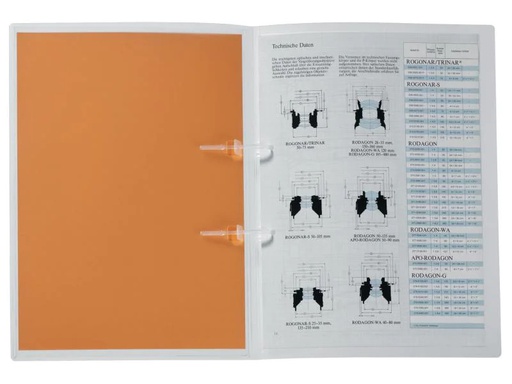 [90008145 830566] Kolma Schnellhefter Vario A4 KolmaFlex Transparent