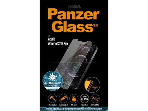 [90081747 1106417] Panzerglass Displayschutz Standard Fit AB iPhone 12 / 12 Pro