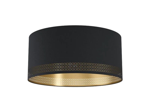 [90008168 1100740] EGLO Leuchten Deckenleuchte ESTEPERRA 1x E27, Schwarz/Gold