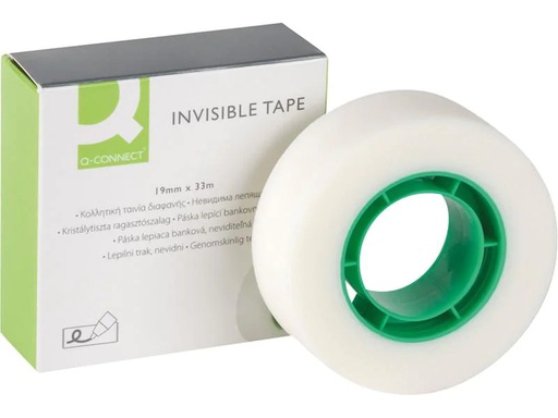 [90082120 1154437] CONNECT Klebeband 19 mm x 33 m, Weiss, 1 Rolle