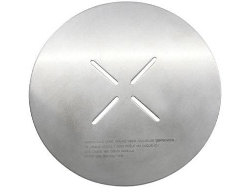 [90082132 942559] Kadastar Wärmeverteilplatte Aluminium, 15.5 cm