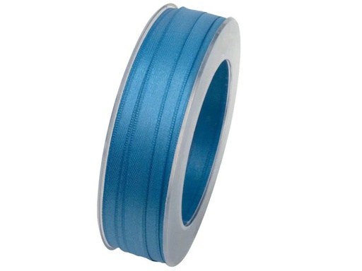[90082152 641017] GOLDINA Satinband 10 mm x 25 m, Mittelblau, 1 Stück