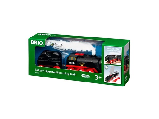 [90082203 1157675] BRIO Eisenbahn Batterie-Dampflok mit Wassertank