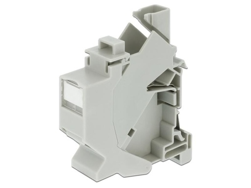[90082236 846250] Delock Hutschienenhalter Keystone mit Staubschutz
