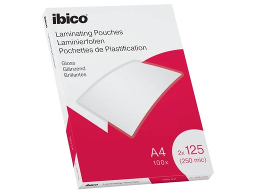 [90082247 992932] Ibico Laminierfolie A4, 125 µm, 100 Stück, Glänzend