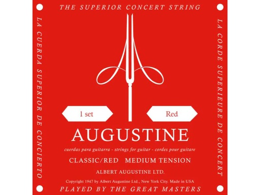 [90082318 335319] Augustine Gitarrensaiten Classic Red Medium
