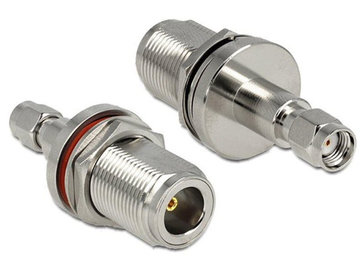 [90082389 402660] Delock Antennenadapter N-Type Buchse (f) - RP-SMA Stecker (m)