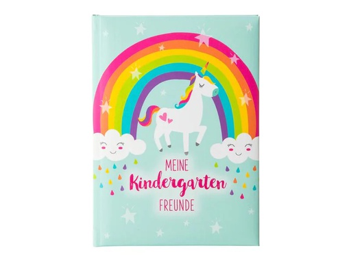 [90082404 1198461] Goldbuch Kindergartenfreundebuch Einhorn Regenbogen