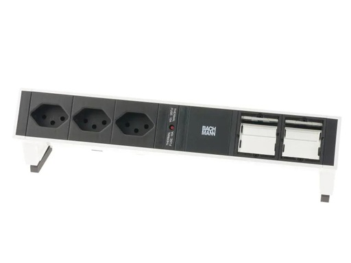 [90082483 252670] Bachmann Tischsteckdosenleiste DESK 2 3x T13, 2x ABD