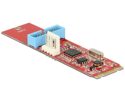 [90008227 526333] Delock Konverter M.2 Key B+M - 1x USB 3.0