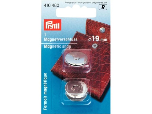 [90082487 1088170] Prym Magnetverschluss 19 mm, Silber