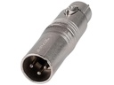 Neutrik Audio-Adapter NA3FMX XLR 3 Pole, female - XLR 3 Pole, male