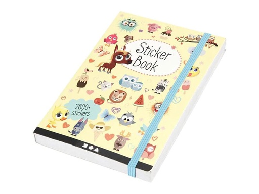 [90082567 711500] Creativ Company Stickerbuch 2800 Sticker   1 Stück