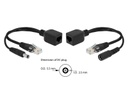 Delock PoE Converter Passives Adapter Set RJ45, DC 5.5 x 2.5mm