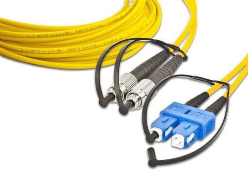 [90082756 849067] Lightwin LWL-Patchkabel FC-SC, Singlemode, Duplex, 2m