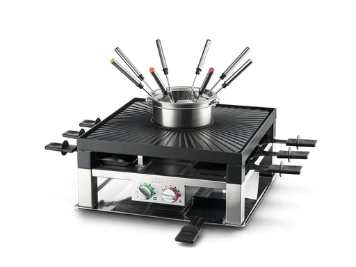 [90082894 369252] Solis Raclette-Kombination Combi-Grill 3 in 1