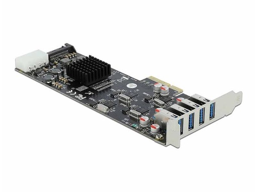 [90082987 1108732] Delock PCI-Express-Karte 89008 USB 3.0 - 4x extern + 3x intern