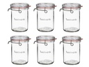 Luigi Bormioli Einmachglas 1000 ml, 6 Stück 