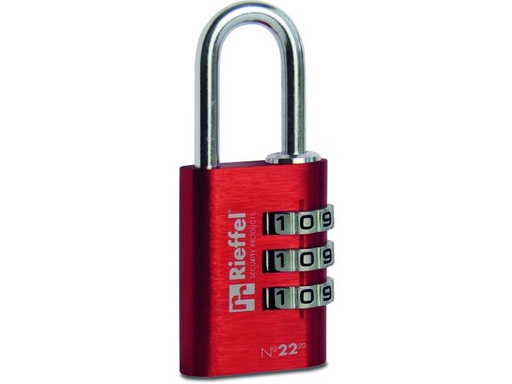 [90083084 915947] Rieffel Zahlenschloss Nr. 22/20 Rot