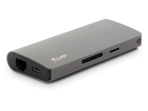 [90083207 904740] LMP Dockingstation USB-C Travel Dock Space Grau
