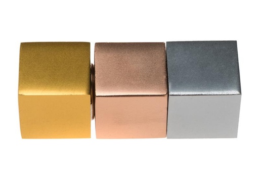 [90083386 540425] Sigel Haftmagnet SuperDym 3 x 11 mm Gold; Silber; Kupfer. 3 Stück