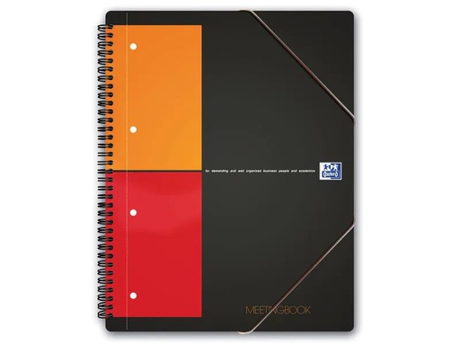 [90083391 1108948] Oxford Notizheft International Meetingbook, A4 +, Kariert, Grau