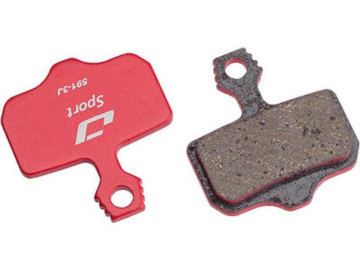 [90083438 887970] JAGWIRE Bremsbeläge SPORT Disc Brake Pads Rot