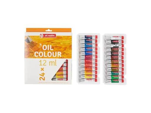 [90083461 997099] Talens Ölfarbe 24er Set, Mehrfarbig