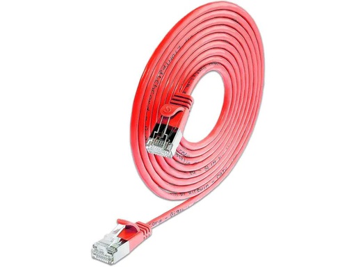 [90083564 374999] SLIM Slimpatchkabel RJ-45 - RJ-45, Cat 6, UTP, 7.5 m, Rot
