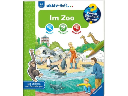 [90083650 1069548] Ravensburger Kinder-Sachbuch WWW Aktiv-Heft: Im Zoo