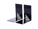 Maul Buchstützen-Set S Schwarz, Metall