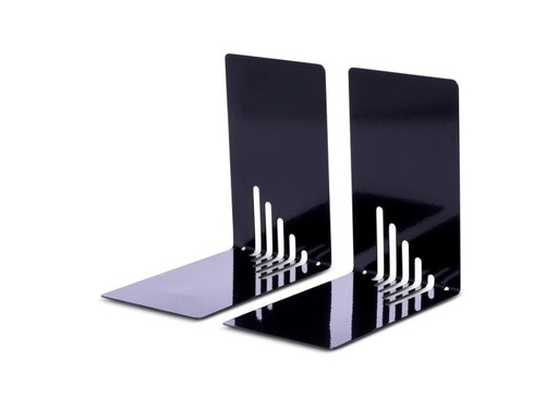 [90083652 486485] Maul Buchstützen-Set S Schwarz, Metall