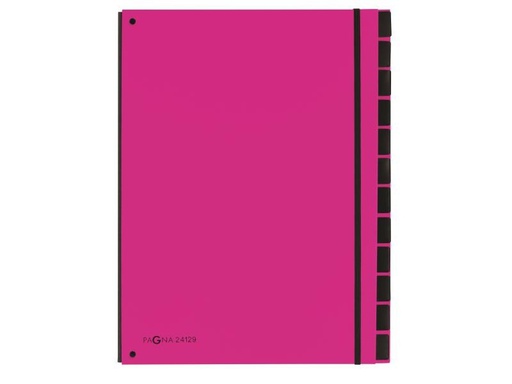 [90083675 990150] Pagna Ordnungsmappe A4 Trend Pink, 12 Fächer