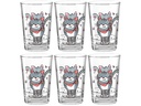 Montana Kindertrinkglas Katze 210 ml, 6 Stück