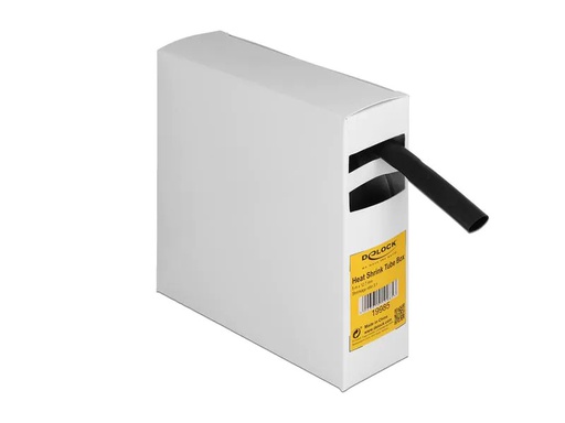 [90083713 1209119] Delock Schrumpfschlauch Box mit Innenkleber, 5 m x 12.7 mm