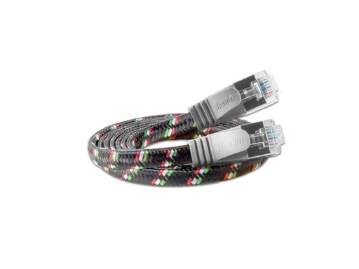 [90008351 355220] SLIM Slimpatchkabel RJ-45 - RJ-45, Cat 6, STP, 0.5 m, Grau