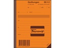 Favorit Durchschreibeblock 111 x 144 mm Quittungen, Weiss