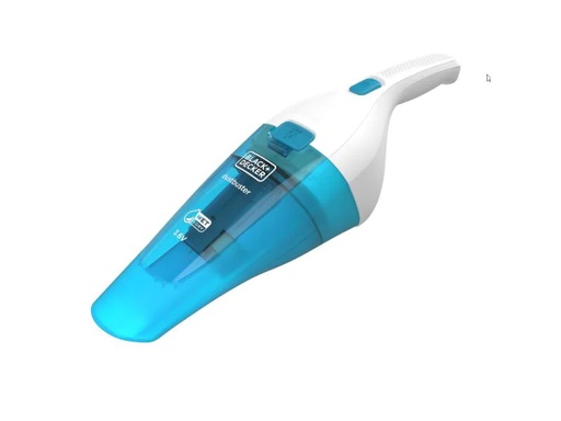 [90083840 925606] BLACK+DECKER Akku-Handsauger Wet+Dry Dustbuster Blau/Weiss
