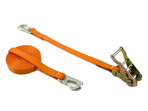 [90008380 896671] Zurrfix Zurrgurt 0.50 + 5.50 m mit Karabiner, 1500 daN